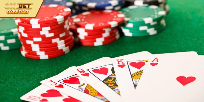 Bắn đầu ván game bài poker tại OXBET
