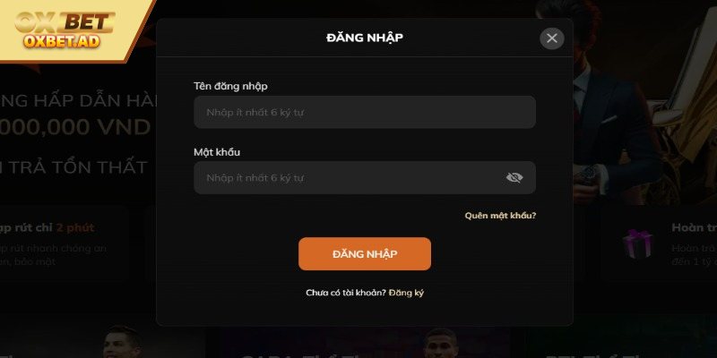 Hội viên dễ dàng đăng nhập OXBET từ nhiều nguồn
