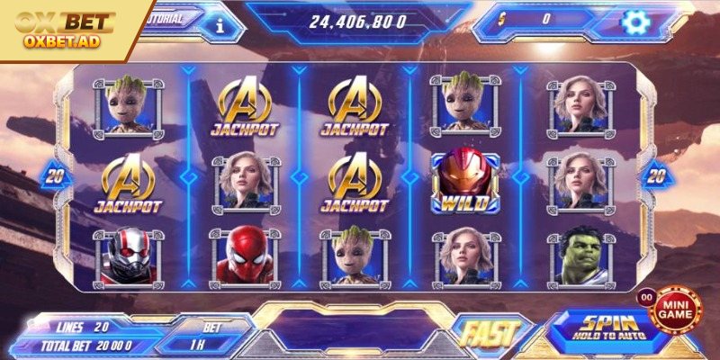 Nổ Hũ Siêu Anh Hùng – Trò Chơi Slot Hấp Dẫn Tại OXBET