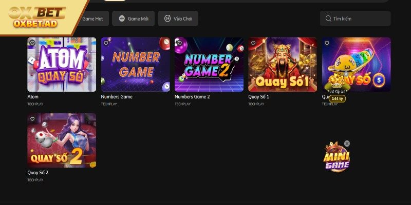 Tìm hiểu sảnh cược Xổ số OXBET hấp dẫn